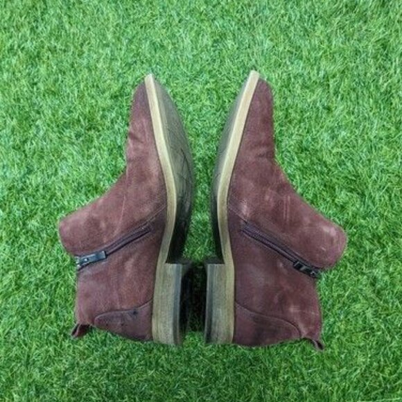 Franco Sarto Hancock Chelsea Ankle Booties Leather Boots Women's Shoes Size 7 - Picture 6 of 10